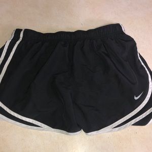 Black and White Dri-Fit Nike Shorts